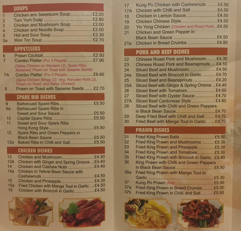 Menu at Wing Soon fast food, Basildon, 455 Clay Hill Rd