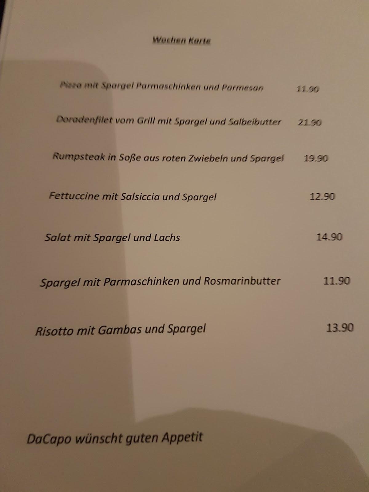 Via Gusto Leverkusen Speisekarte