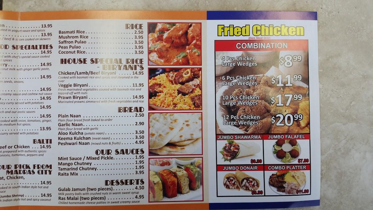 Menu at Great Canadian Pizza - Butter Chicken Hut restaurant, Calgary ...