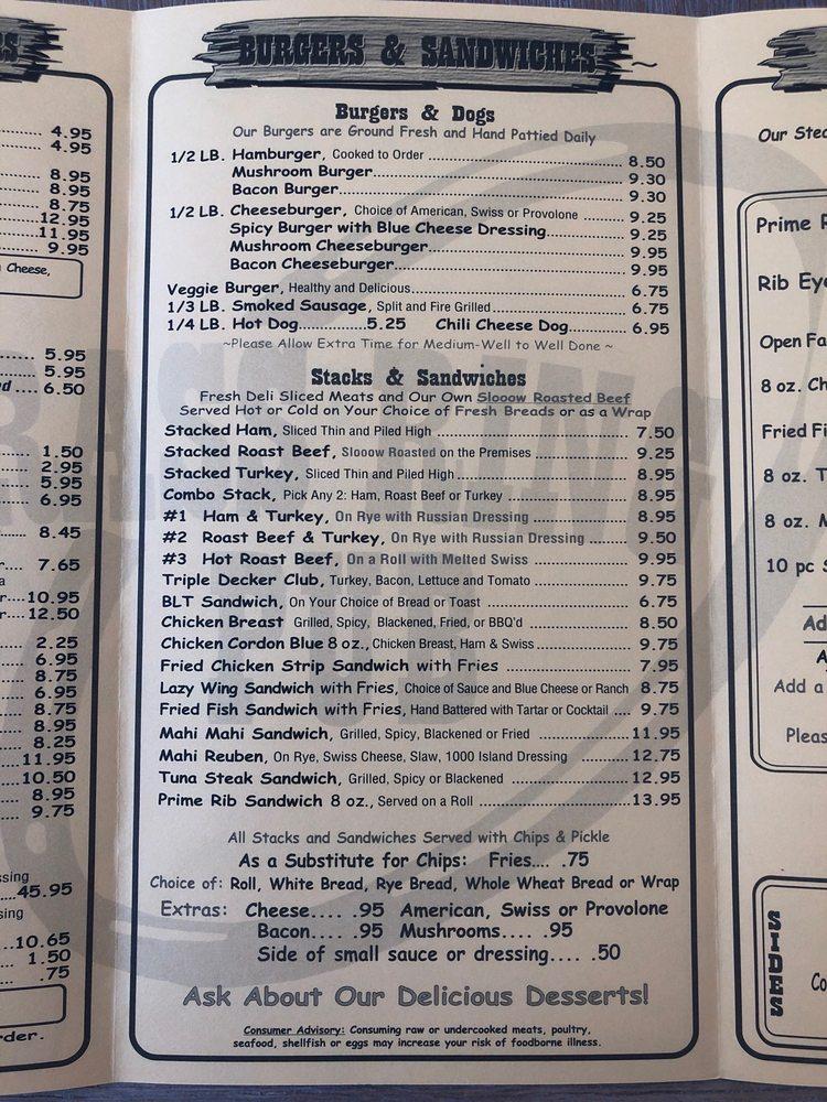 Menu at Brass Ring Pub, Jupiter