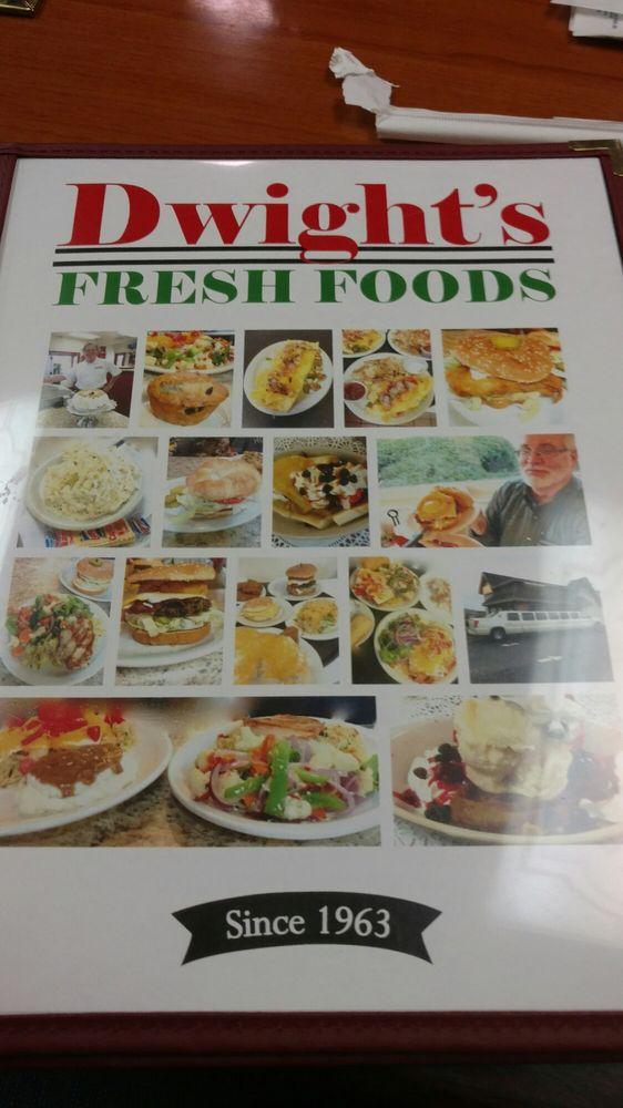 Menu at Dwight's Of St. Albans restaurant, Saint Albans