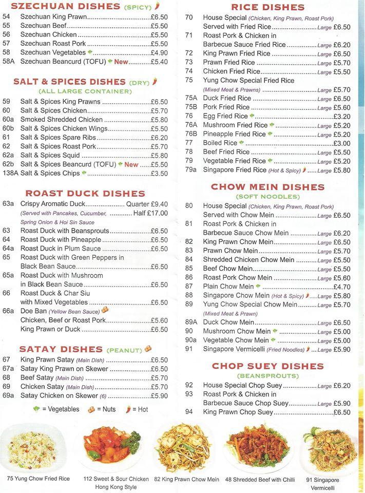 Menu at Golden Boat Fareham restaurant, Fareham, 185 West St