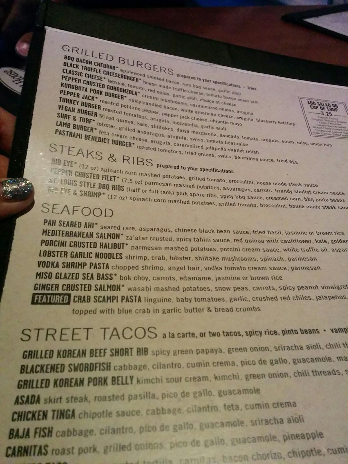 Menu at Yard House pub & bar, Lynnfield, 340 Market St Building 300