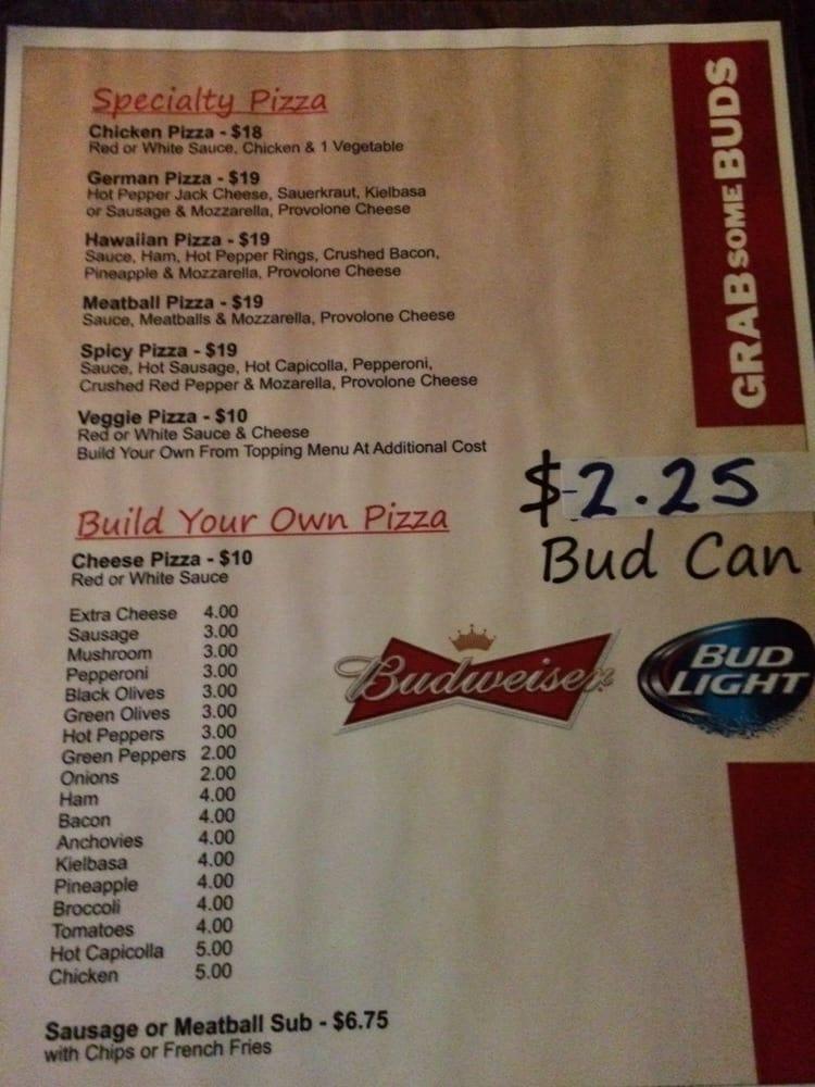 Menu at Clubhouse Brady Lake, Kent