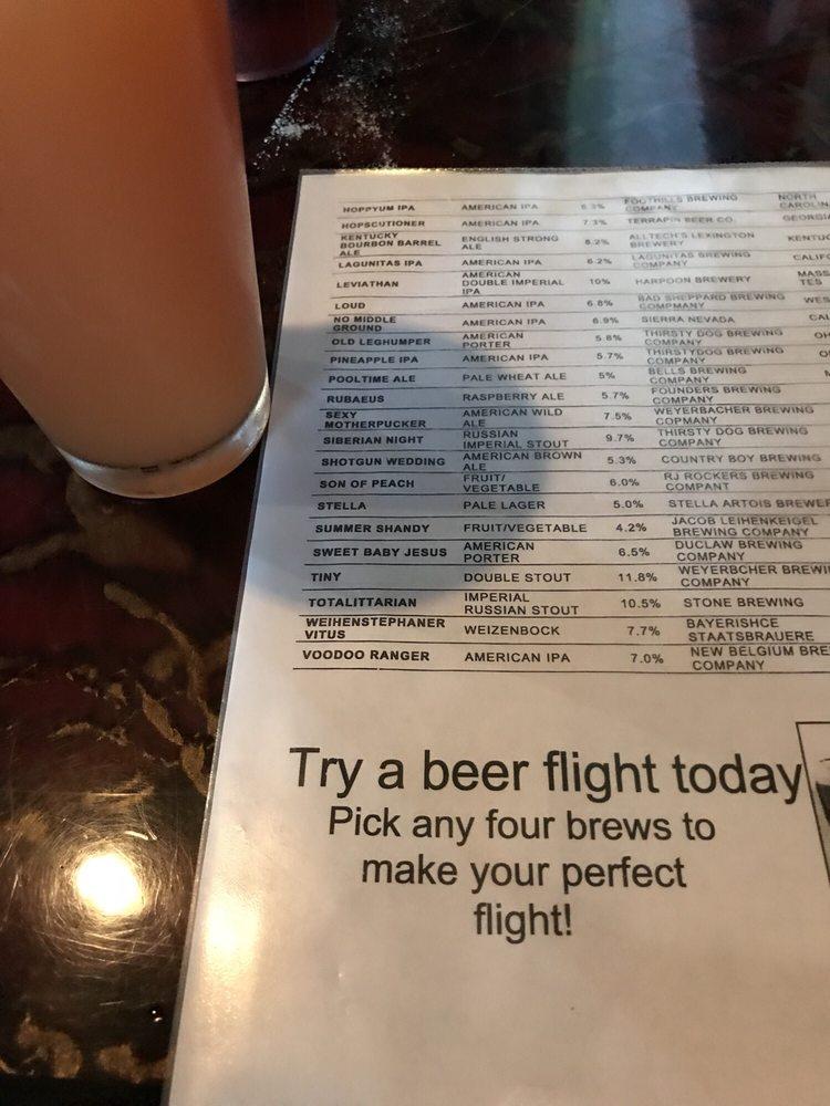 Menu at Huntington Ale House pub & bar, Huntington
