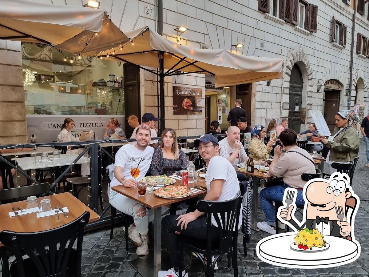 L antica pizzeria di Trevi Rome Via dei Lucchesi Restaurant