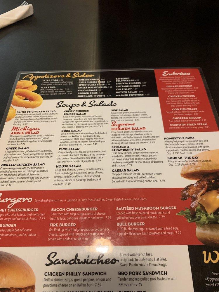 Menu at Southside Diner restaurant, Lafayette