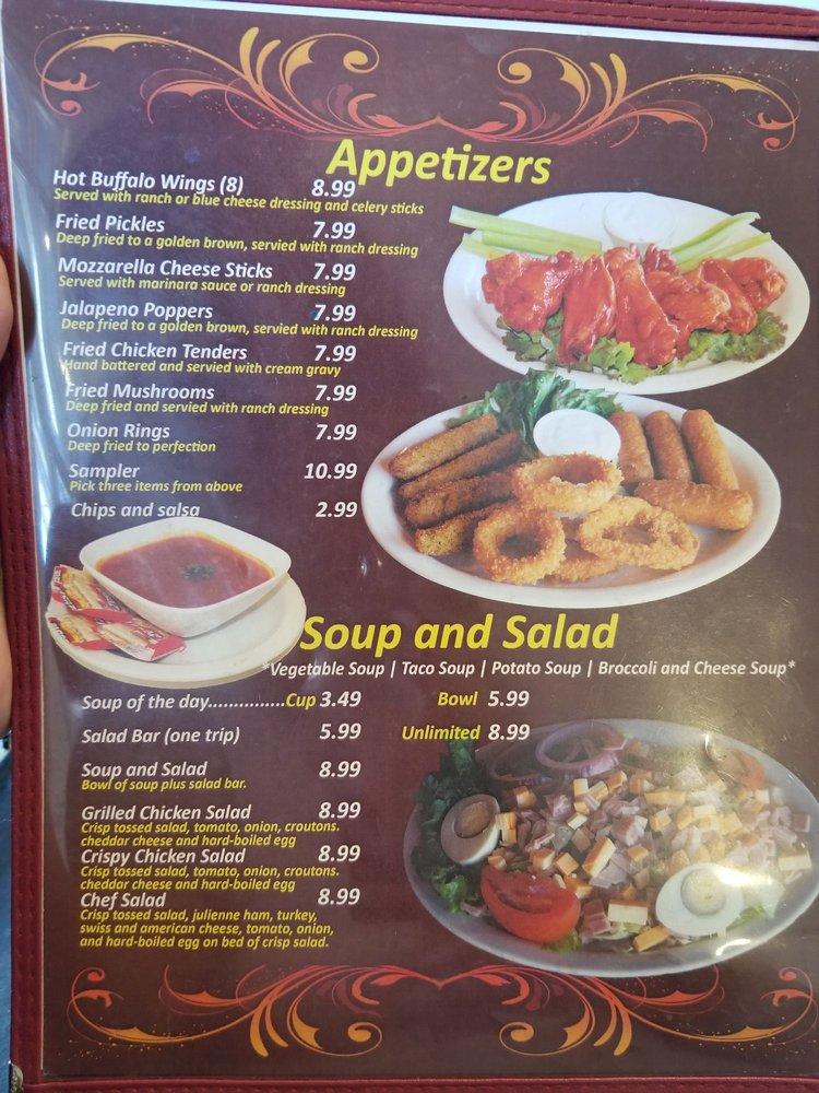 Menu at Alfredo's Steakhouse, Forney