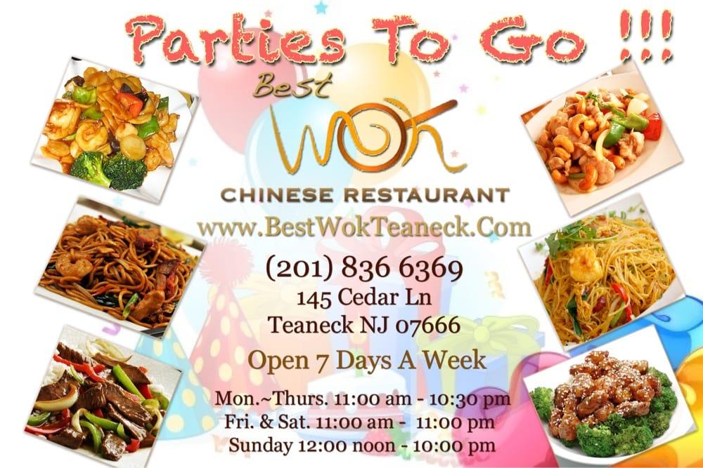 Menu at Best Wok restaurant, Teaneck