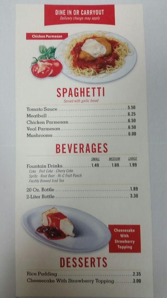 Menu at Hot Z Pizza pizzeria, Lancaster, Fruitville Pike