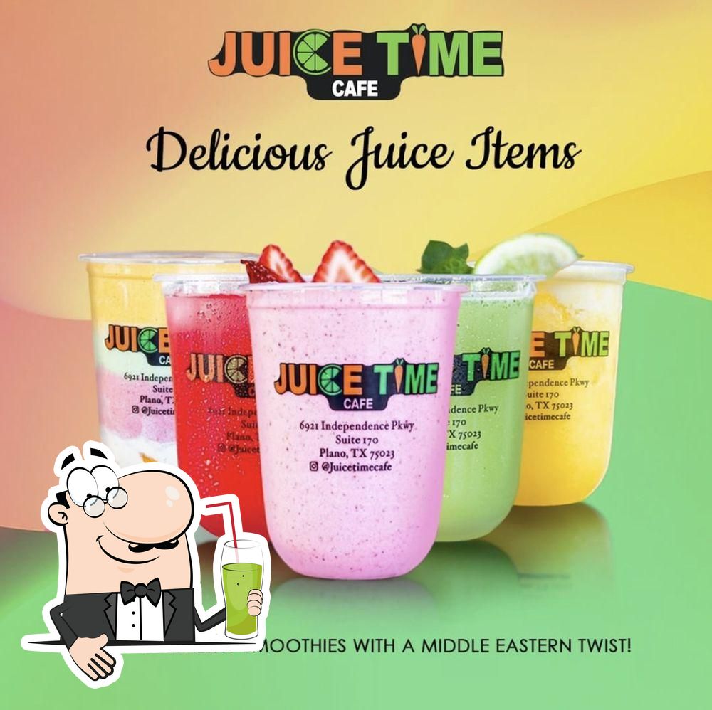 Juice Time Cafe in Plano Restaurant menu and reviews