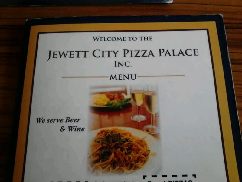 Menu at Jewett City Pizza Palace pizzeria, Griswold