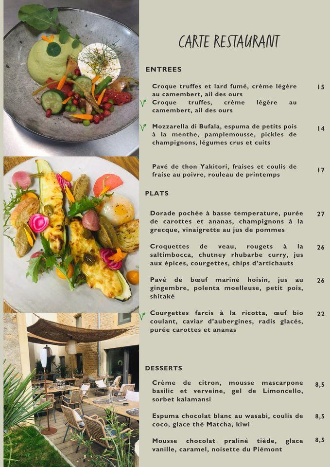 Menu au La Cambrousse, Restaurant et Maison d'Hôtes, VillerslaChèvre