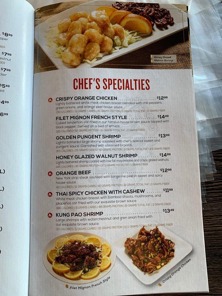 Menu at Fortune Cookies Chinese Bistro restaurant, Laguna Woods
