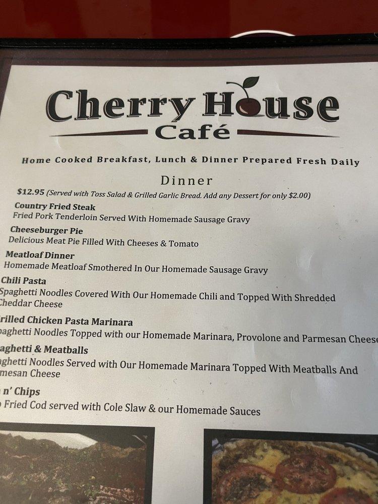 Menu at Cherry House Cafe, Beavercreek, Meadow Bridge Dr