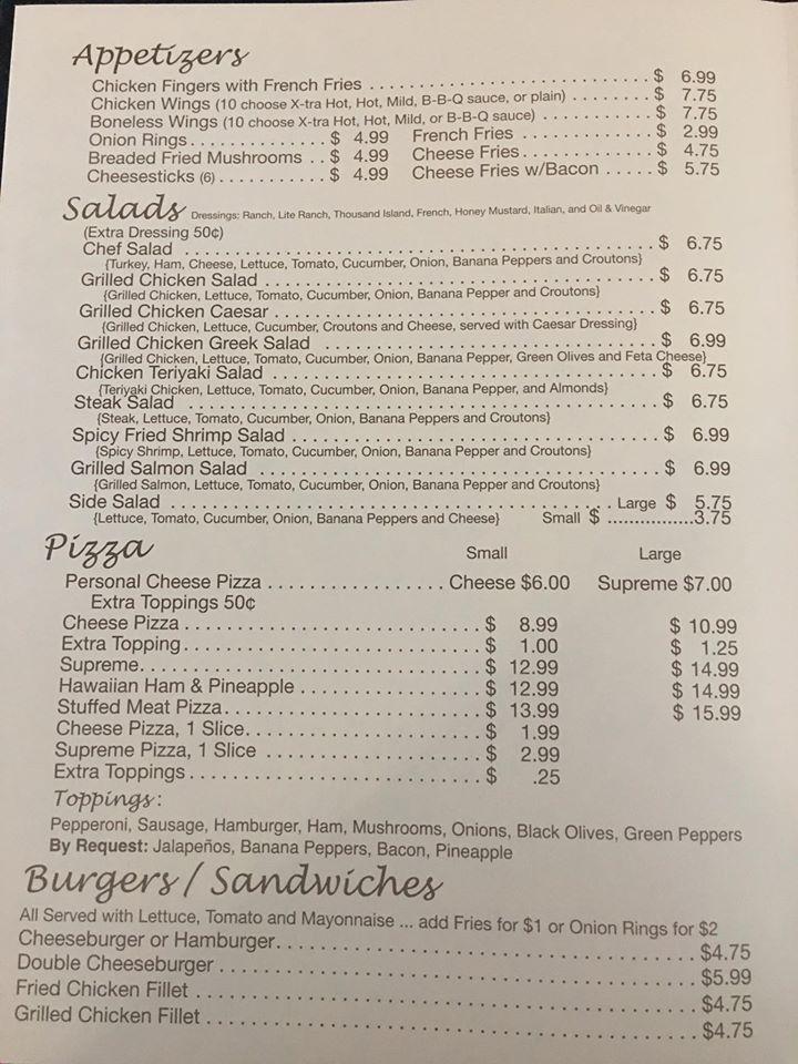 Menu at Famous Subs & More restaurant, Martinsville