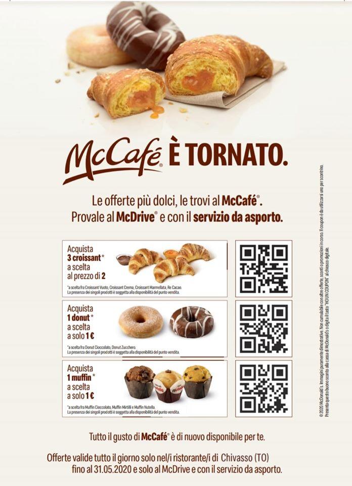 Menu di McDonald's Chivasso 