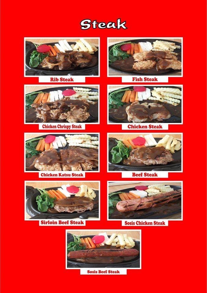 Menu at Gerobak Toeyoel Ribs Steak & Bento steakhouse, Batam