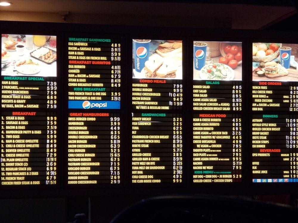 Carta del restaurante Burgers, San Bernardino, 256 E 40th St
