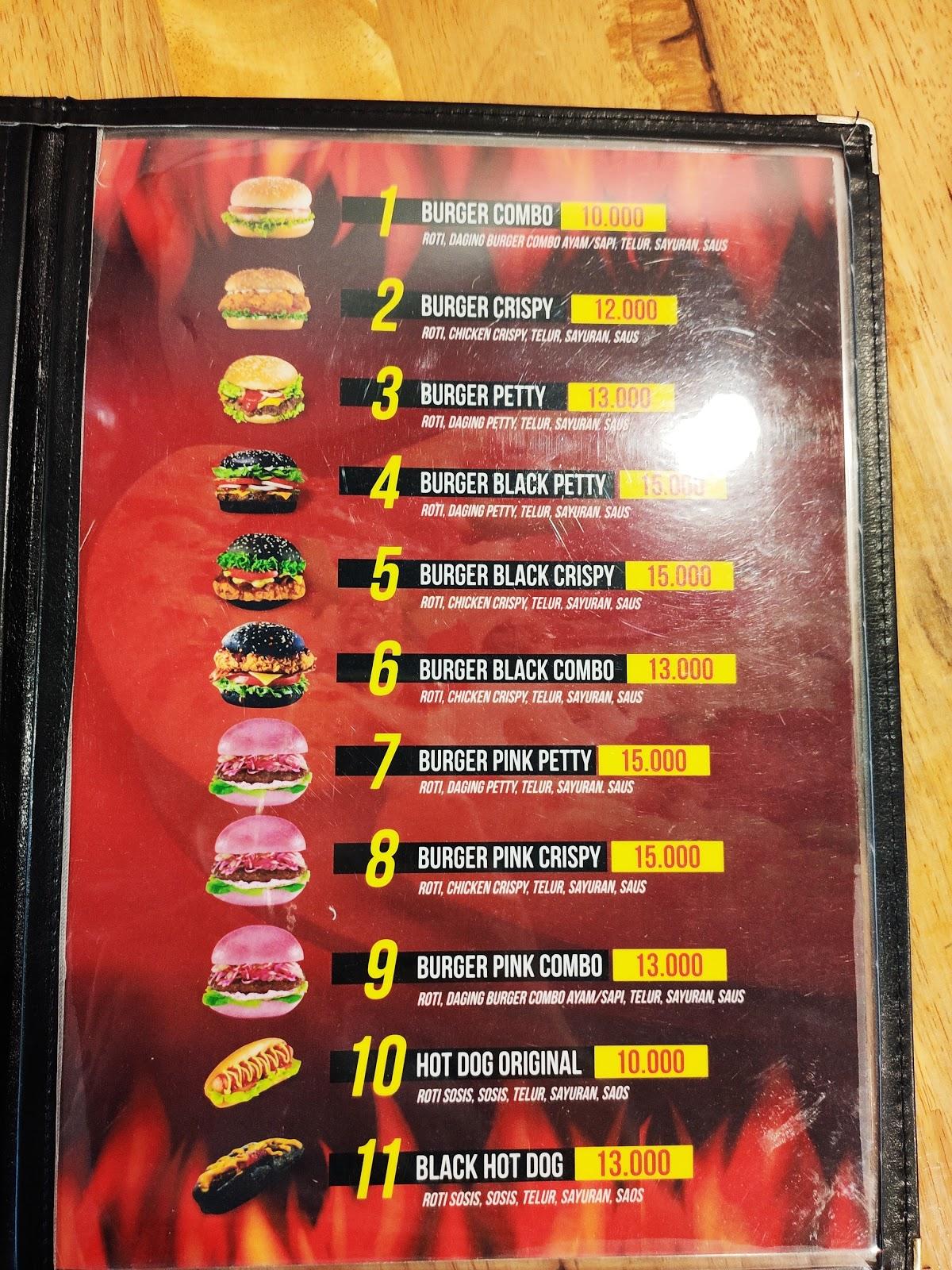 Menu at RememberCafe, Medan