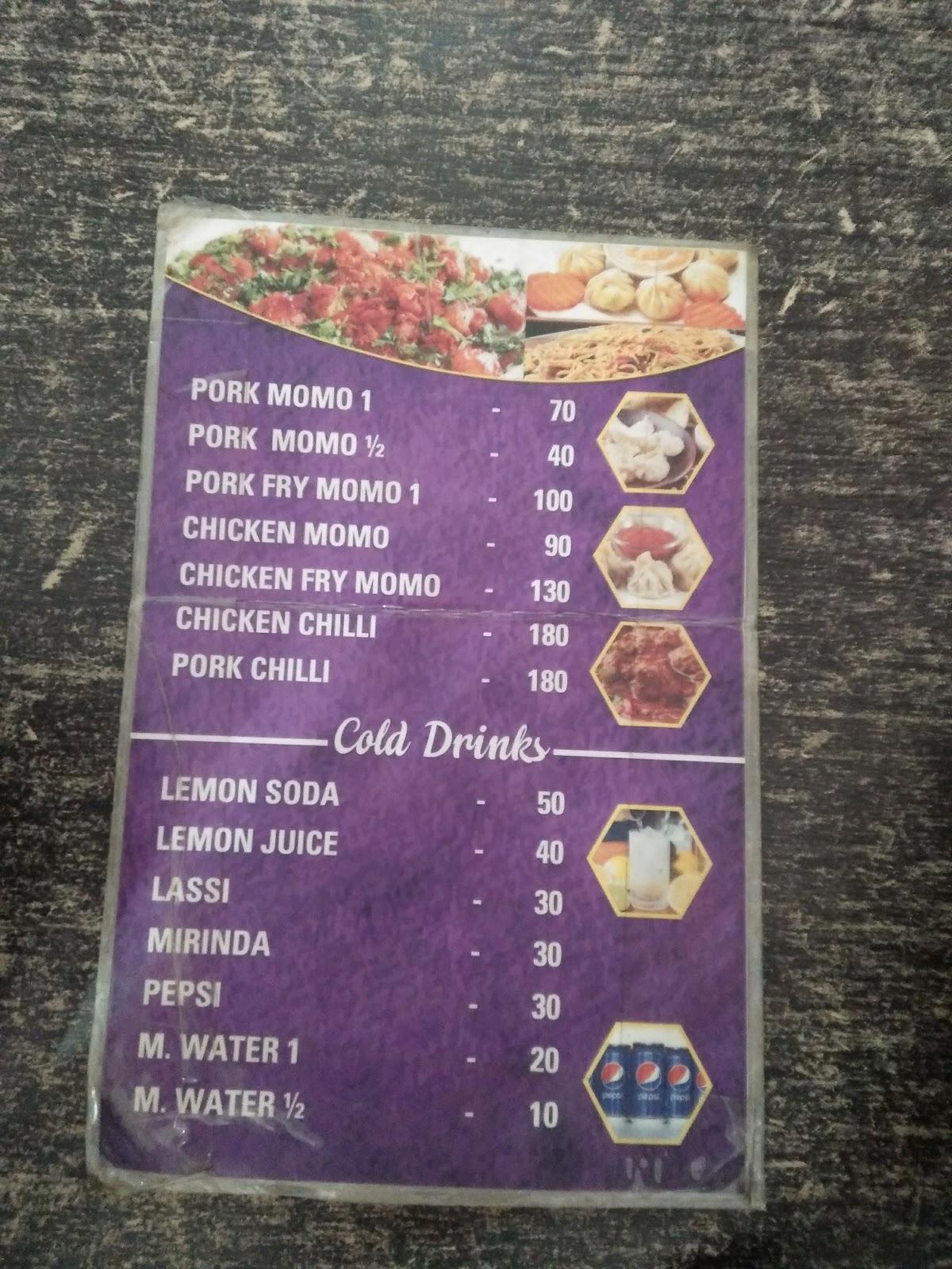 Menu At Taipan Restaurant Dimapur