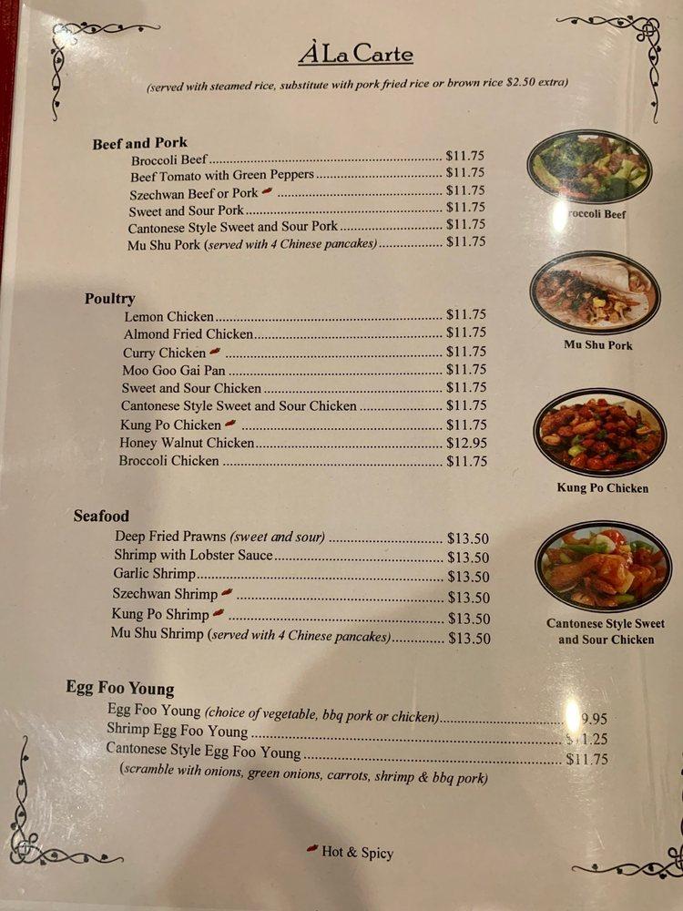 Menu at Moon Palace pub & bar, Sequim