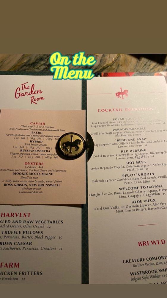 Menu At The Garden Room Pub Bar Atlanta   R7fe Menu The Garden Room 2021 09 