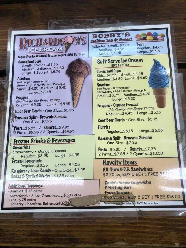 Menu at Dairy Barn of Randolph, Randolph, 892 N Main St
