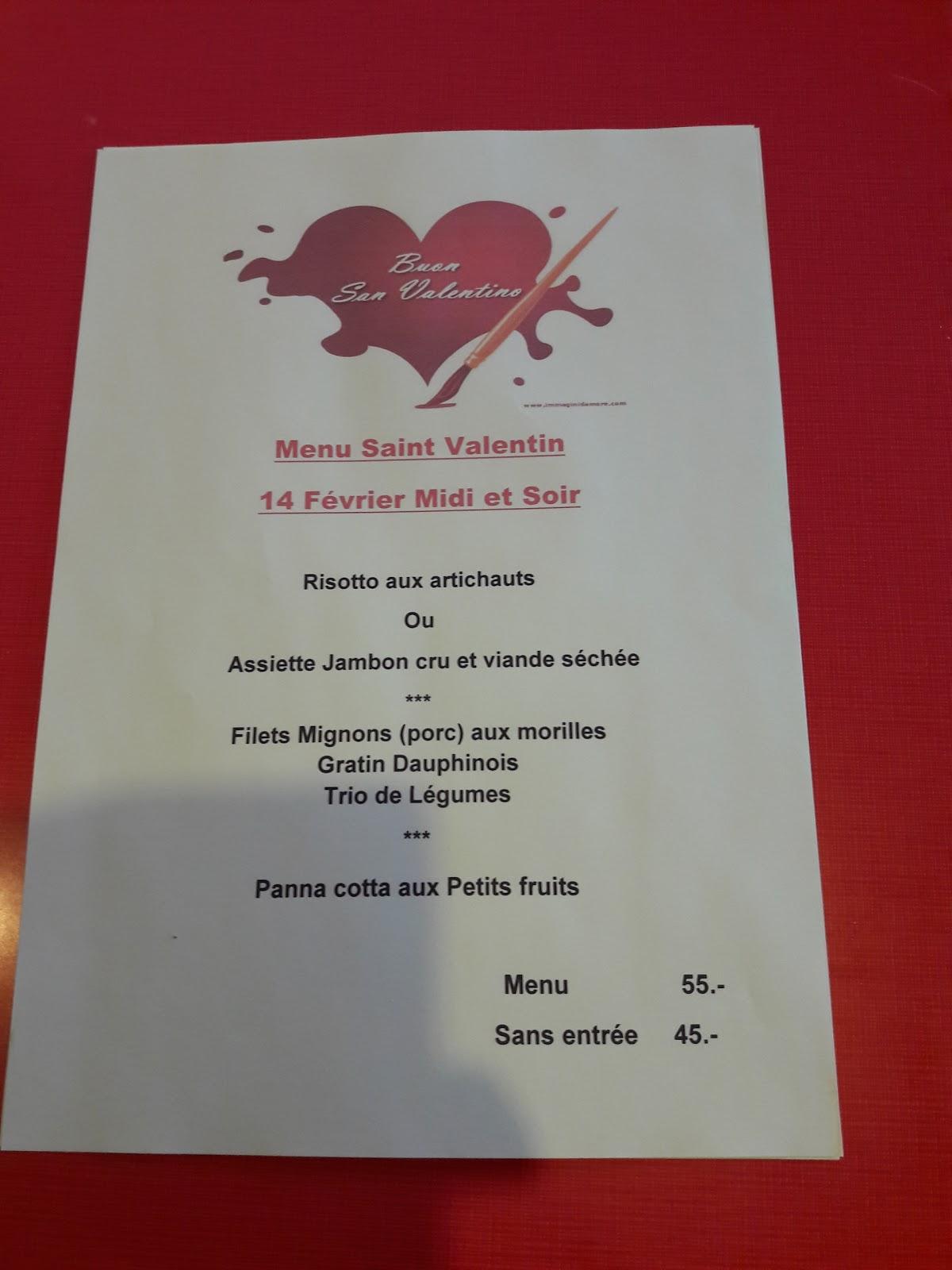Menu da Restaurant le Claire Vue, Meyrin