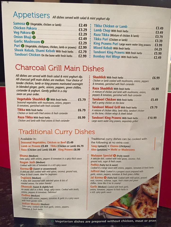 Menu at Delhi Express restaurant, StocktononTees