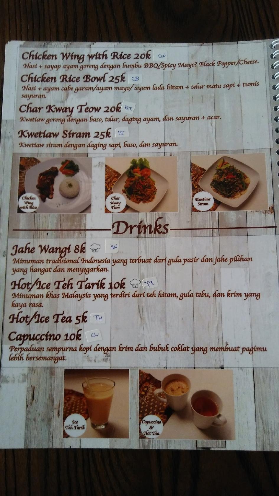 Menu at El Paso restaurant, Mataram, Andita Jaya Store