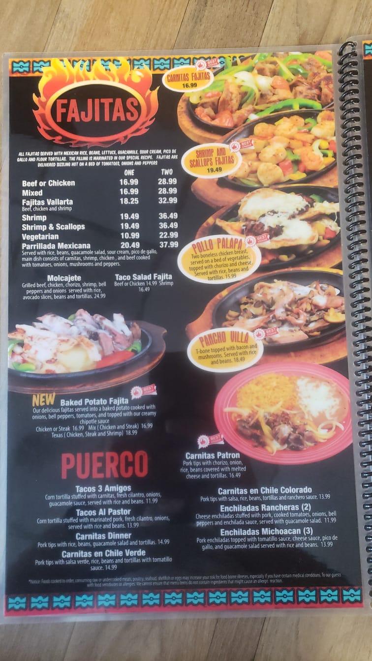 Menu at Don Patron Mexican Grill restaurant, Quakertown