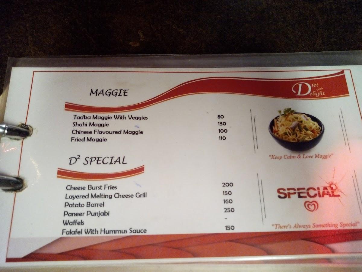 DIET WITH DELIGHT menu