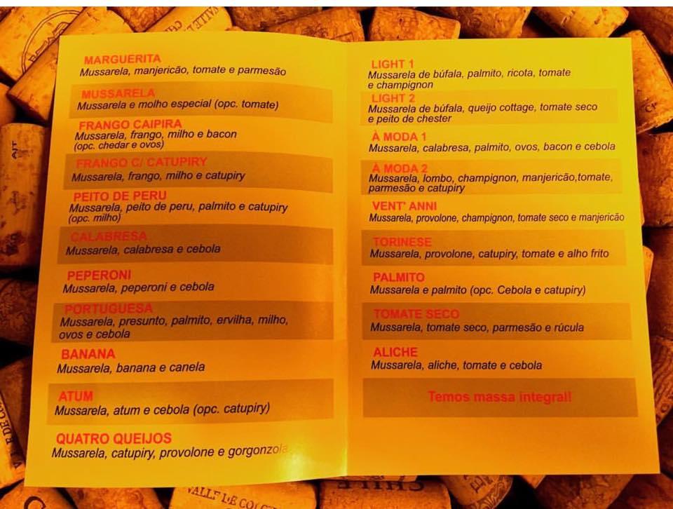Pizzaria Imperial cardápio