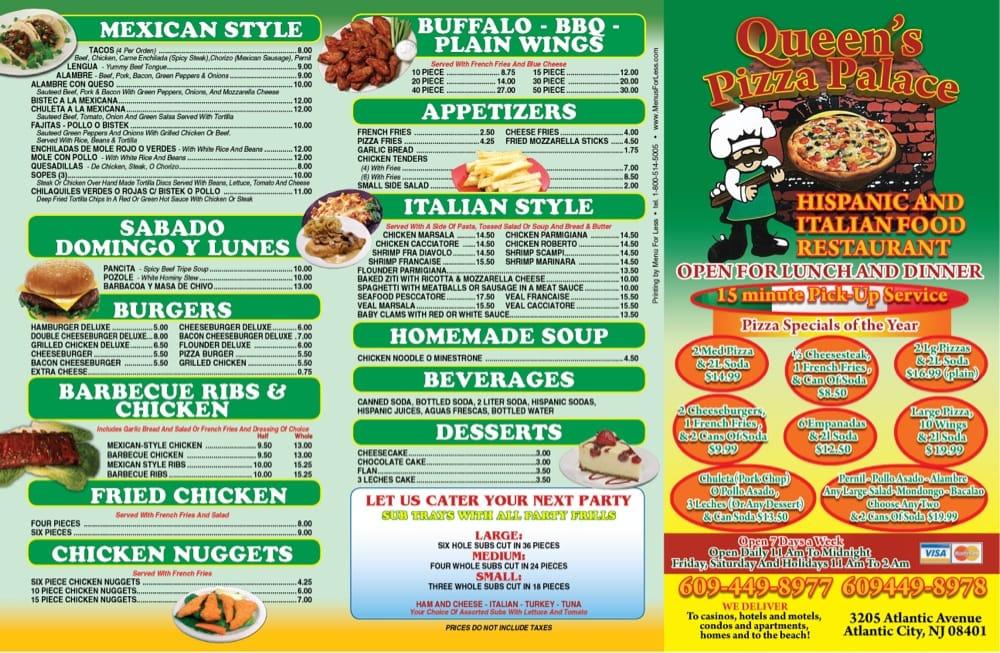 Queens Pizza Palace In Atlantic City - Restaurant Reviews