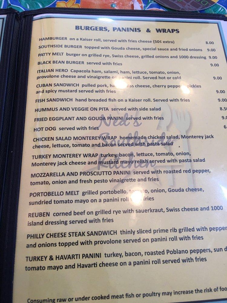 Menu At Ned s Southside Kitchen Restaurant St Augustine Menu at ned s southside kitchen restaurant st augustine