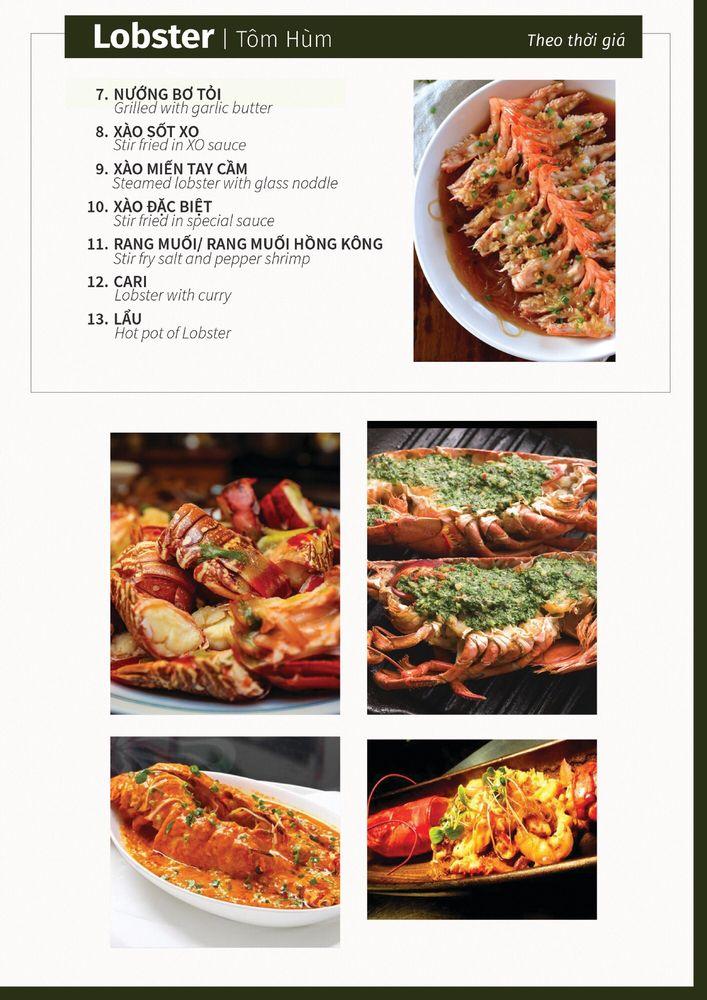 Menu at Tràm Chim Live King Crab restaurant, Westminster, Beach Blvd A