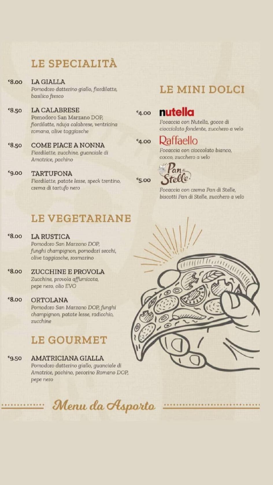 Menu di 96 Ore San Rocco 