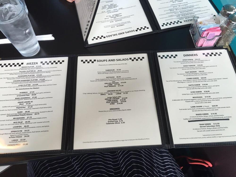 Menu at KabobG Grill restaurant, Castle Shannon