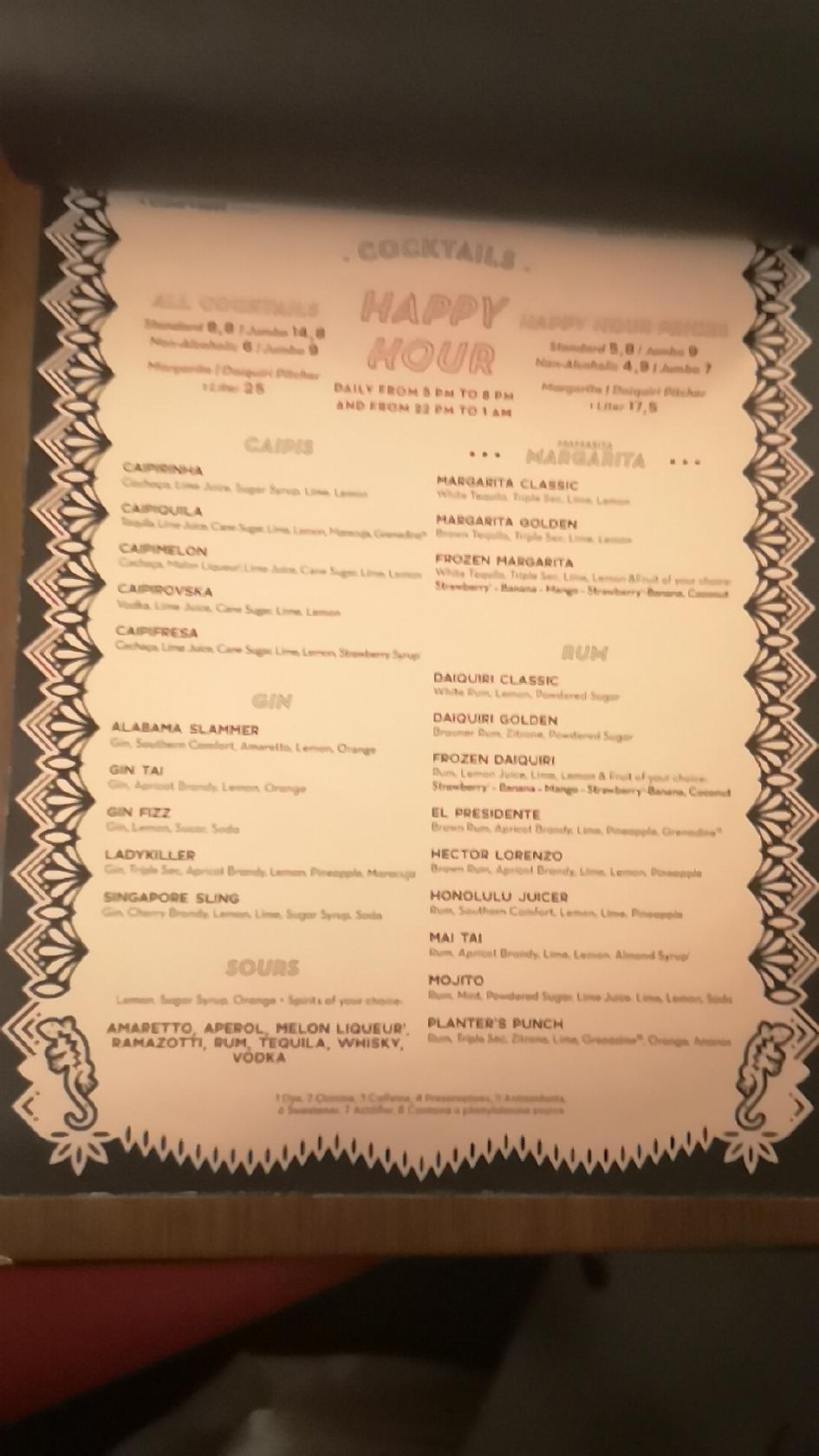 Speisekarte von Tacos y Tequila restaurant, München