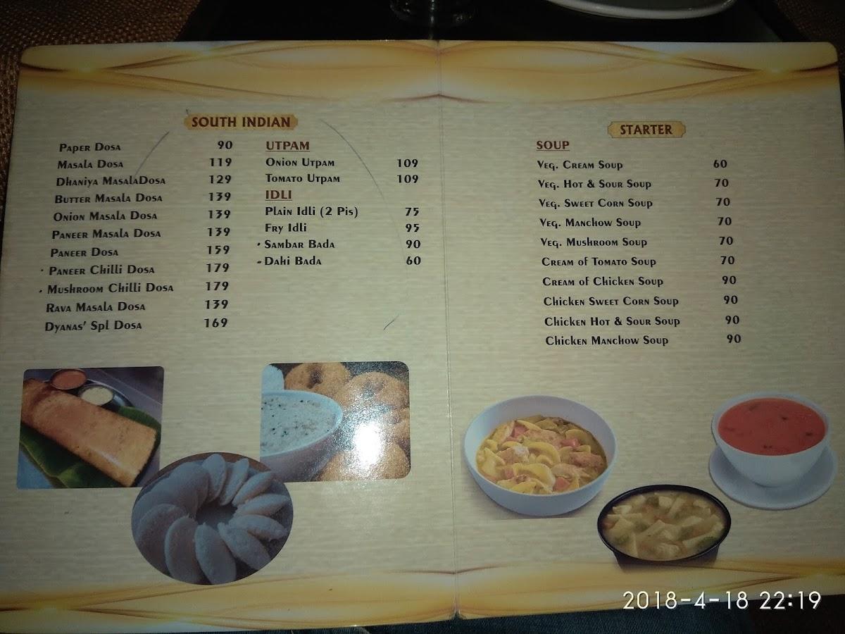 Menu at Dyanas Family Restaurant, Hajipur