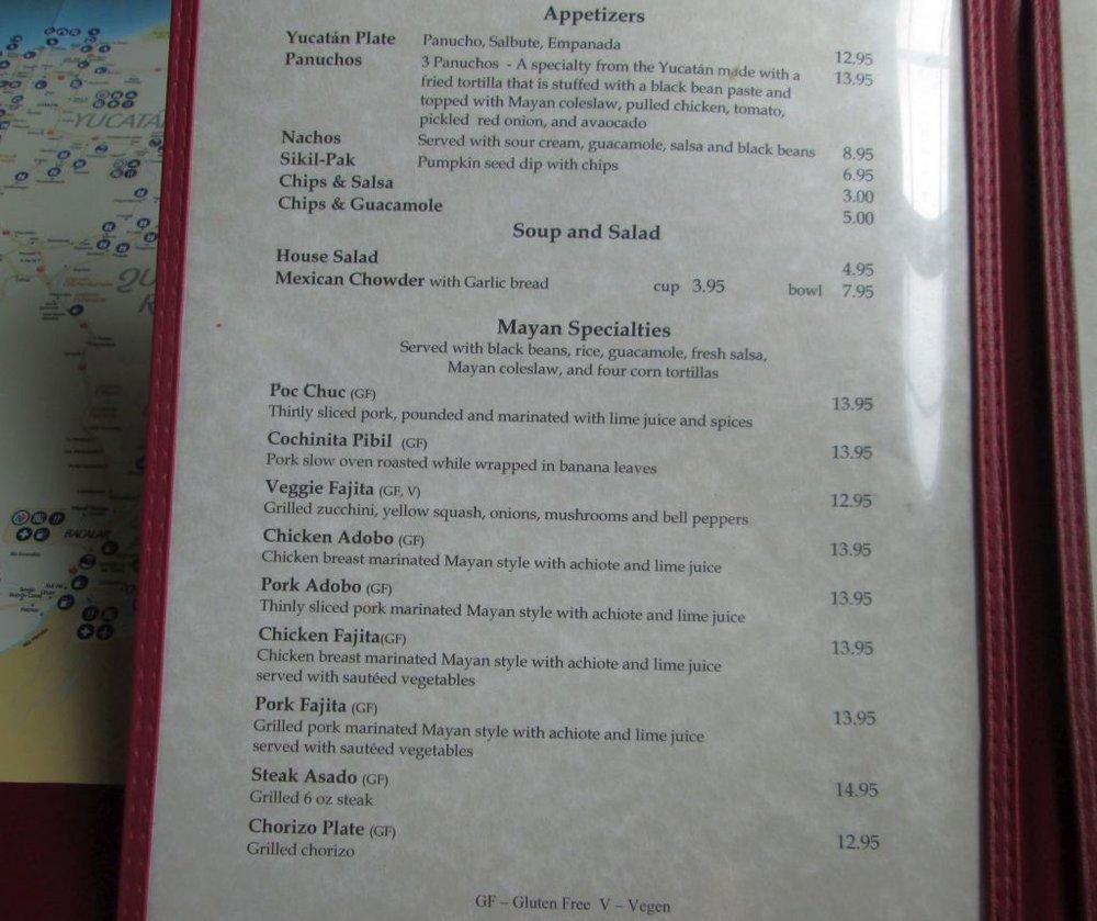 Menu at Cafe Capistrano, Half Moon Bay, 523 Church St