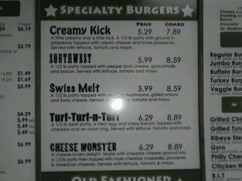 Menu at Lone Star Breakfast Grill restaurant, Houston
