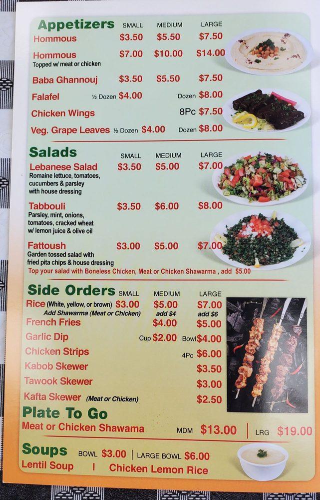 Menu at Golden Chicken and Meat Market restaurant, Dearborn