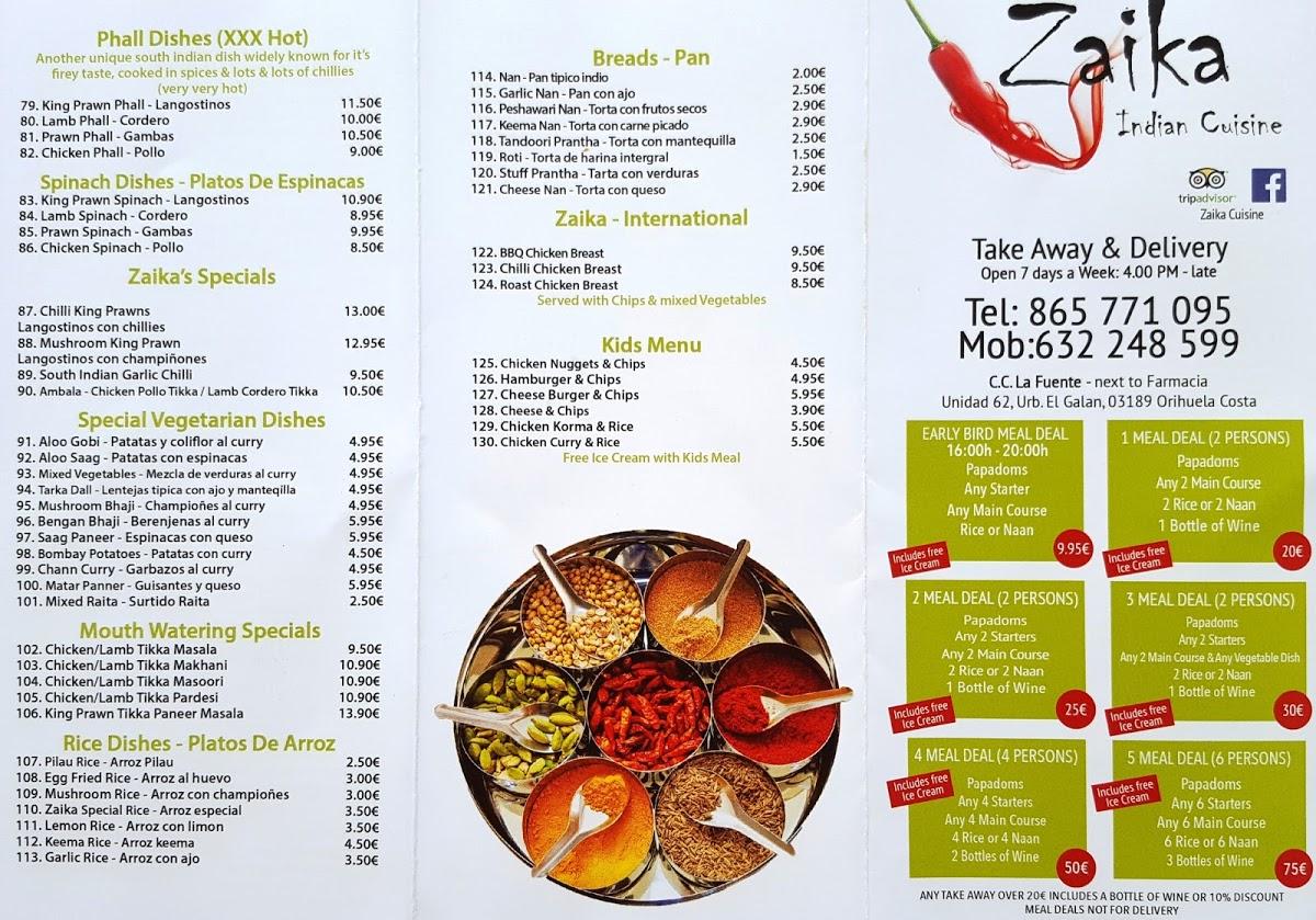 Menu At Lets Eat Restaurant Dehesa De Campoamor