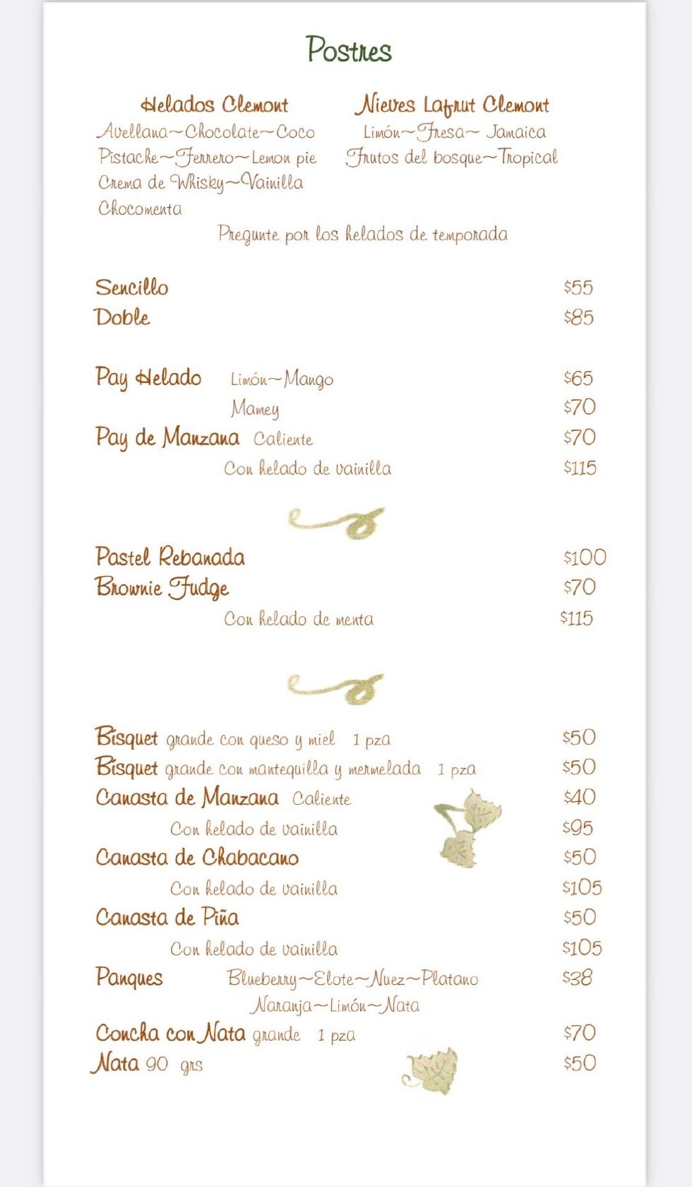 Menu at Maque Café, Mexico City, Av. Altavista 131-Local 5