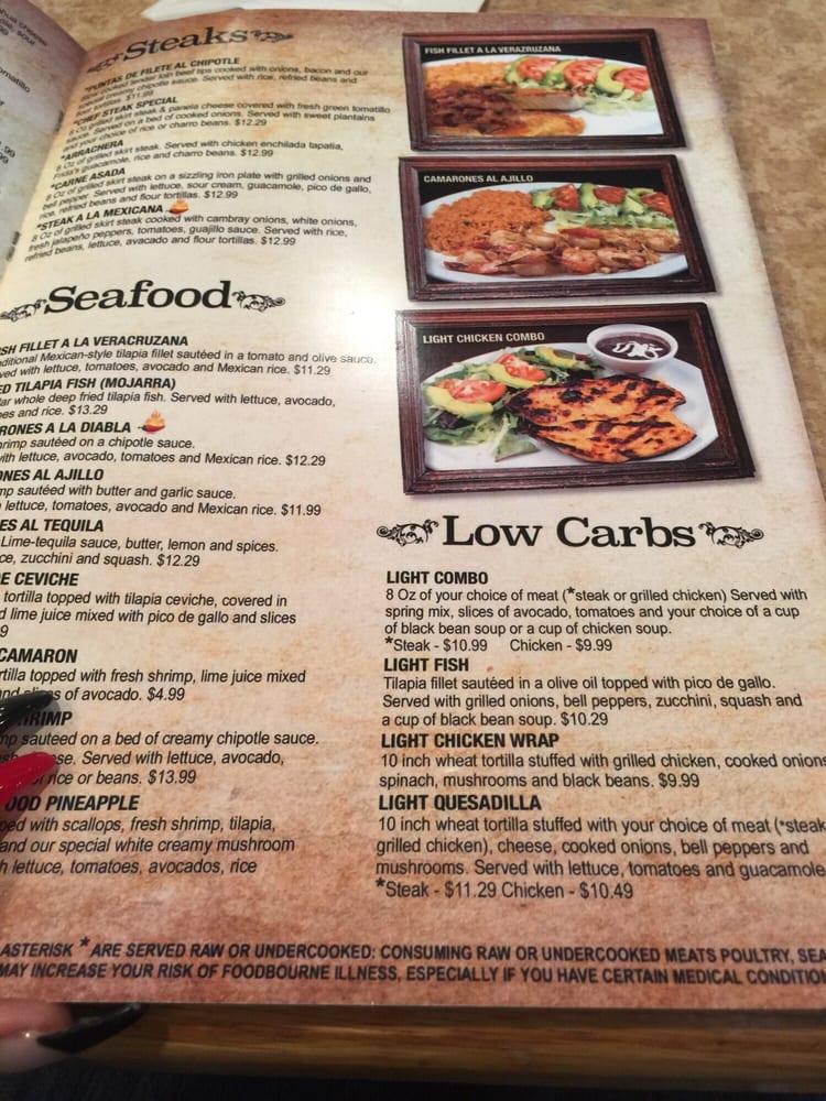 Menu at Frida's Mexican Restaurant, Lawrenceville, 706 Grayson Hwy 206