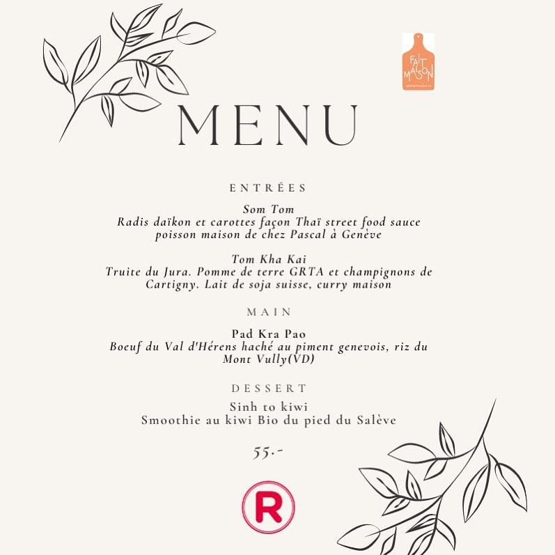 Menu di Un R de famille 