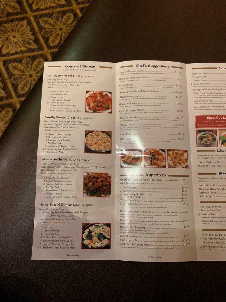 Menu at Dragon House restaurant, Riverside