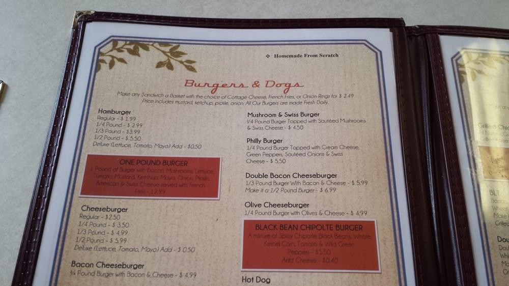Menu at The Whitehouse Restaurant, Clare